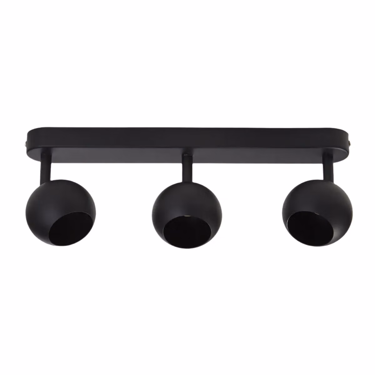 CGC Lighting Nieve Matt Black Triple Head GU10 Round Surface Mounted Ceiling Spotlight – 4