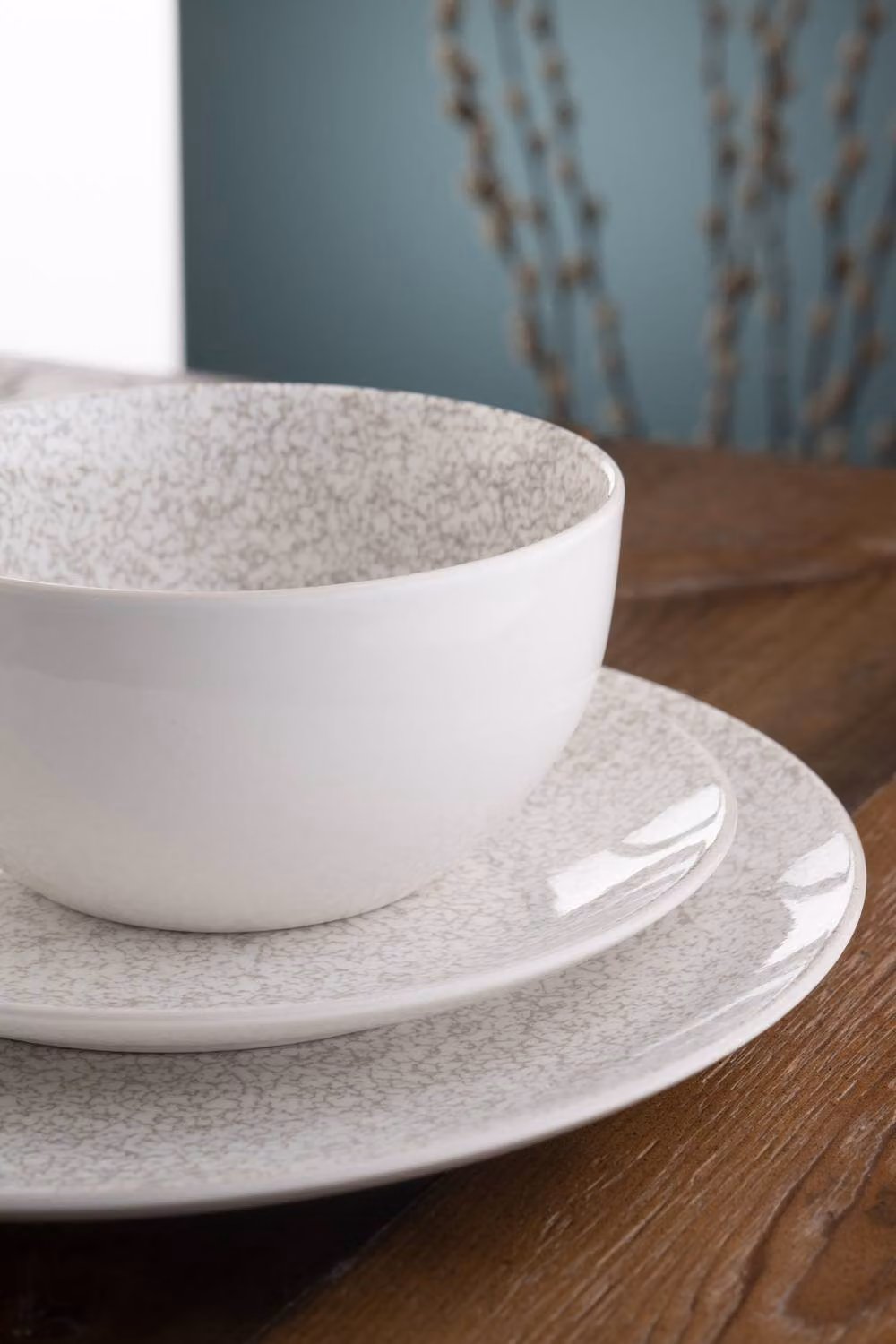 Belleek Living Terra 12 Piece Dinner Service Set in Beige and Grey – 2