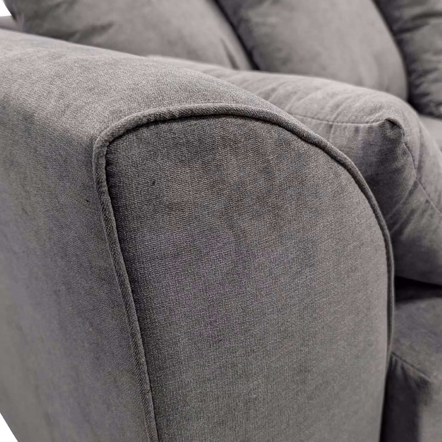 Furnishings For Less UK Casper Chenille 3 and 2 Seater Sofa Set in Grey – 4
