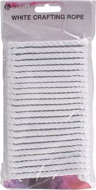 Art Studio White Crafting Rope for Adults