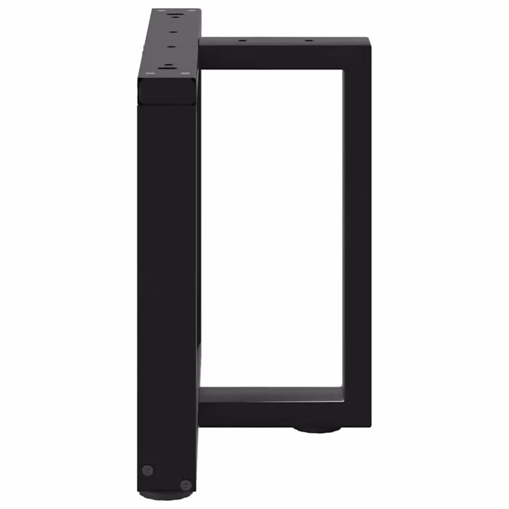 Berkfield Home T-Shaped Coffee Table Legs, 2 Pieces, Black Steel, W: 50 cm, D: 25 cm, H: 42-43 cm – 4