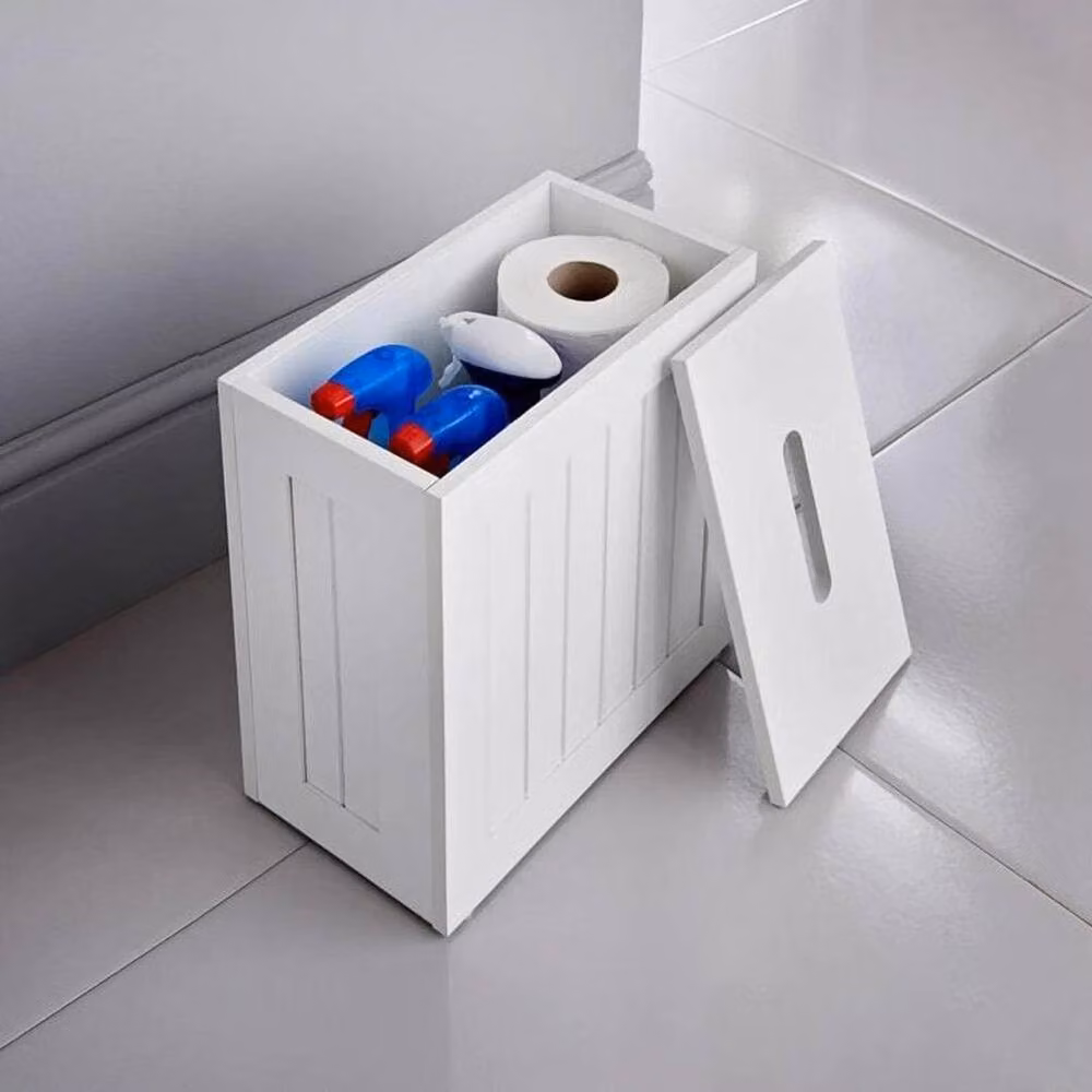 SPETLEK Bathroom Storage Box in White, W/D/H: 34.0 x 17.0 x 17.0 cm – 2