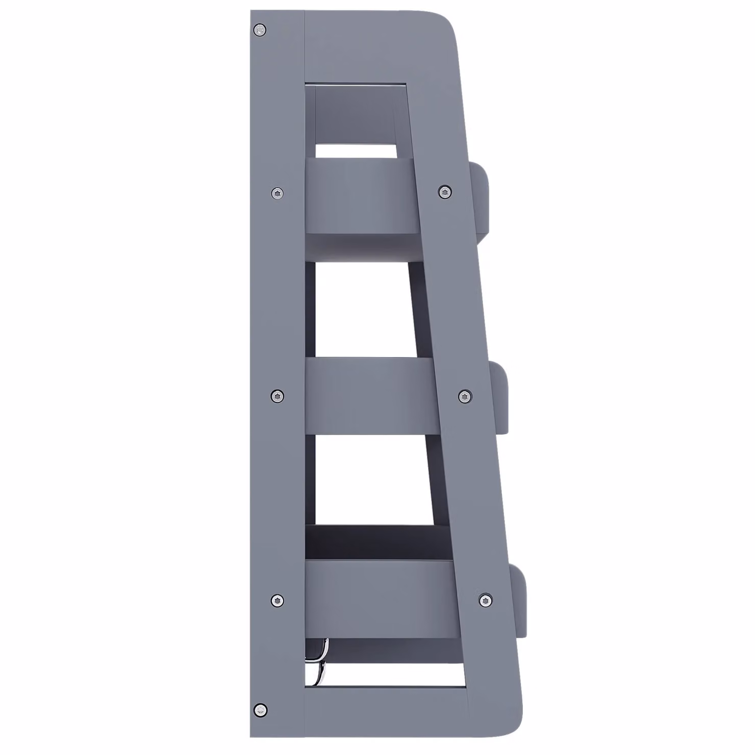 Bath Vida Modern Grey Hanging Bathroom Rack, H 53 x W 50 x D 30 cm – 3