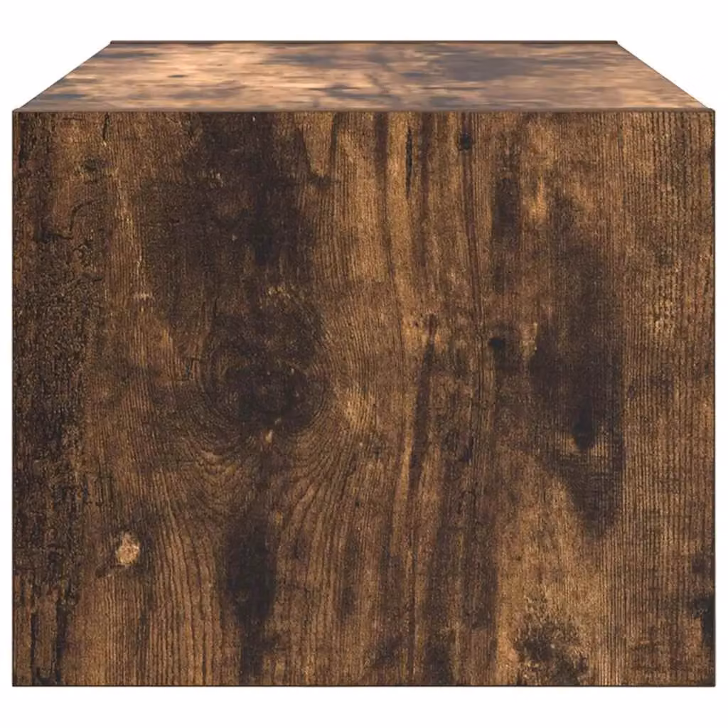 Berkfield Home Smoked Oak TV Cabinet in Brown, W/D/H: 60 x 31 x 25.5 cm – 3