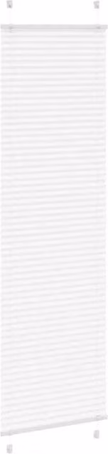 Berkfield Home White Single Pleat Day and Night Polyester Blind W: 65 cm, H: 200 cm