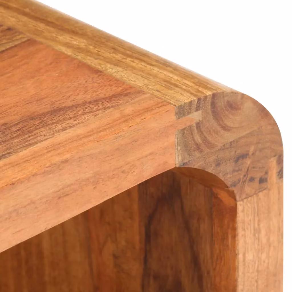 Berkfield Home Bedside Table in Brown Solid Acacia Wood, W/D/H: 40 x 30 x 60 cm – 3