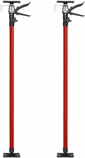 tectake Plasterboard Props Set of 2 in Red