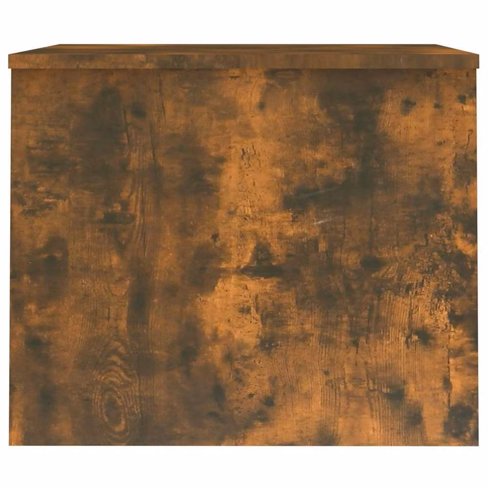 Berkfield Home Modern Rectangular Coffee Table in Smoked Oak Brown, W/D/H: 80 x 50.5 x 41.5 cm – 3