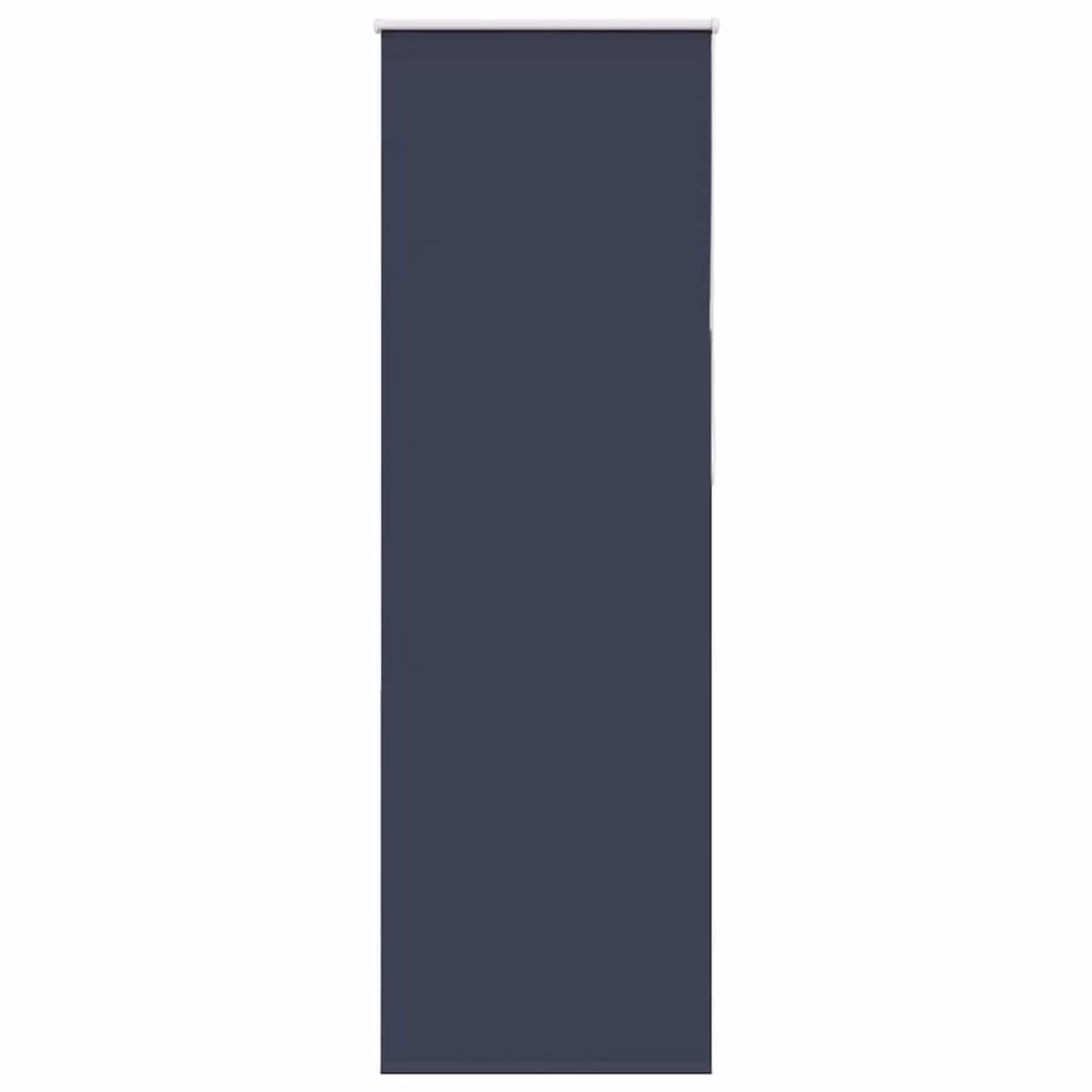 Berkfield Home Marine Blackout Roller Blind, Blue Polyester, W: 75 cm, H: 230 cm – 2