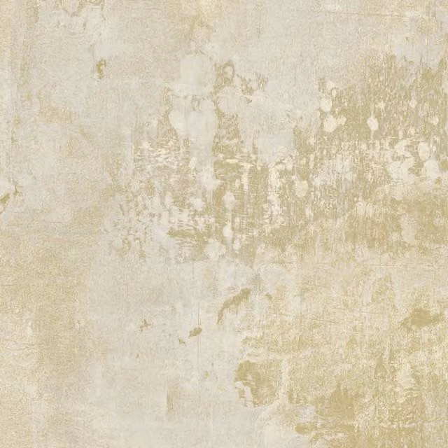 Grandeco Abstract Industrial Vinyl Wallpaper in Beige and Yellow