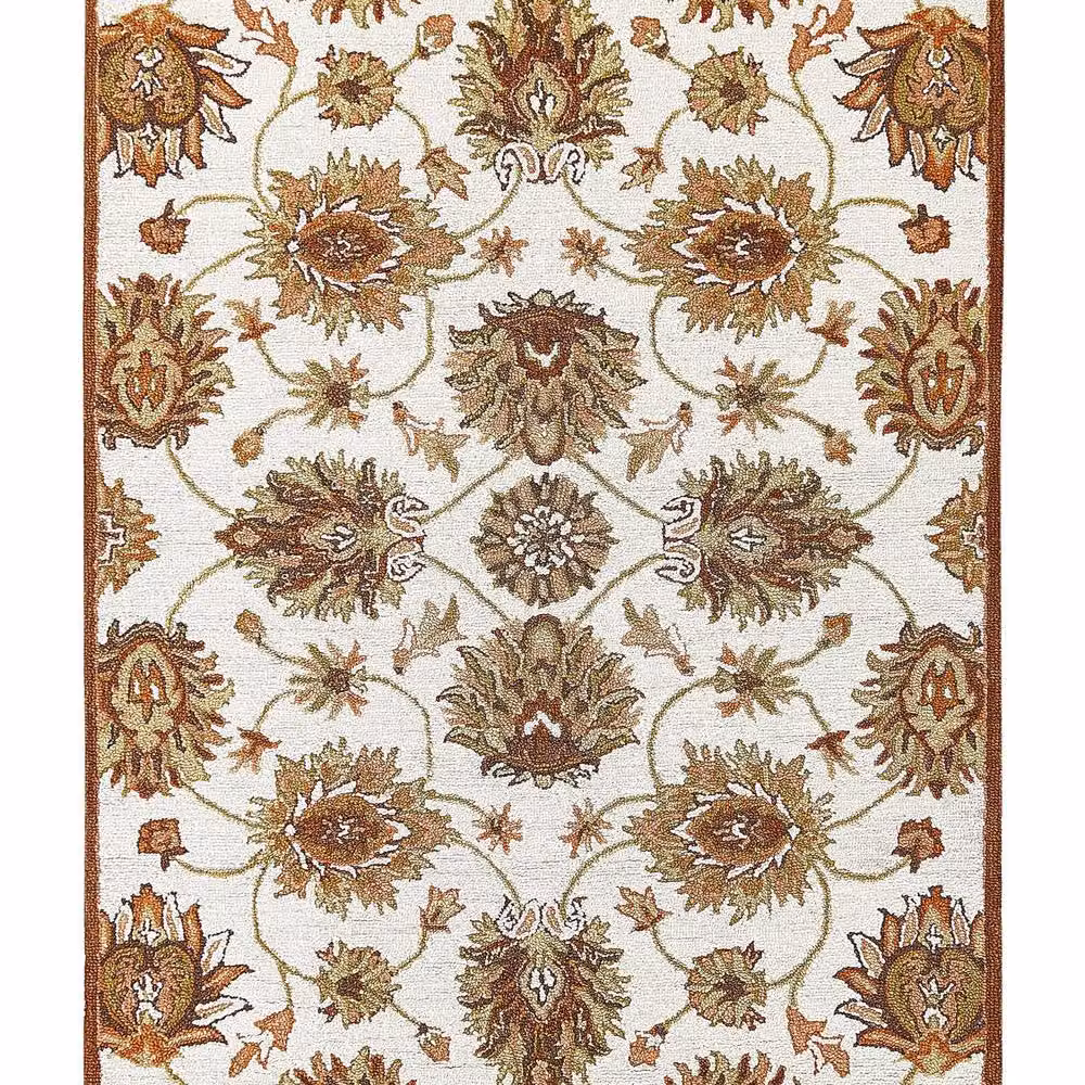 Wyld and Coco Hand-Tufted Wool Oriental Rug in Beige and Brown, W: 160 cm, D: 230 cm – 2