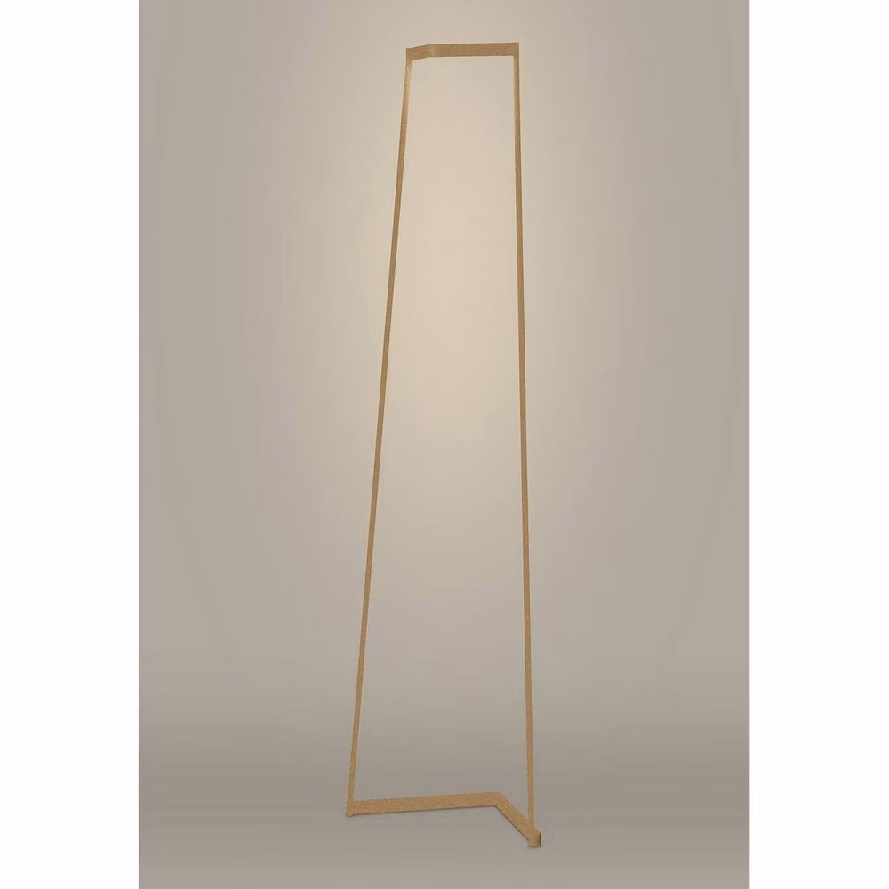 Netlighting Minimalist Gold Floor Lamp with 20W Dimmable LED and 1500lm Warm White Light – 2
