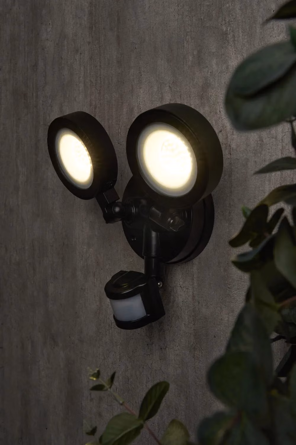 BHS Lighting Ernie Black Metal Outdoor LED Wall Light with Motion Sensor and IP65 Rating – 3