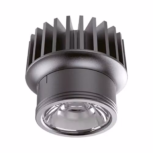 Netlighting DYNAMIC 10W LED Recessed Downlight in Black, 3000K Warm White