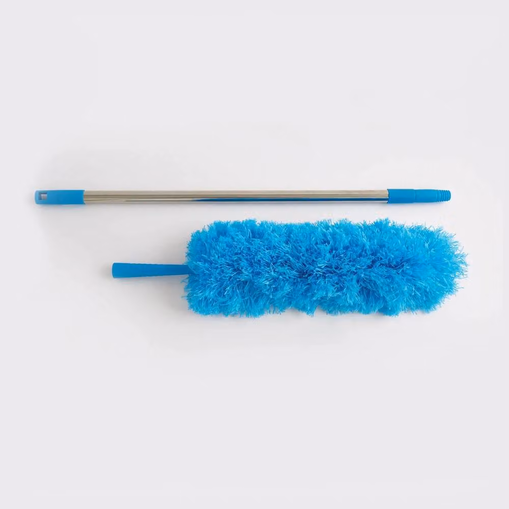 Clarsen Telescopic Magic Duster with Extendable Handle and Blue Microfibre Fibres – 2