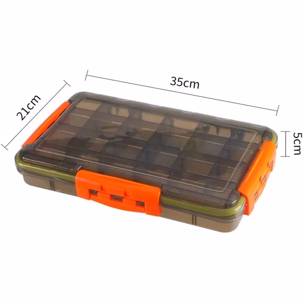 VOGREX Multicolour Plastic Fishing Tackle Box Organizer Tray for Floats, Rigs and Lures, Medium – 2