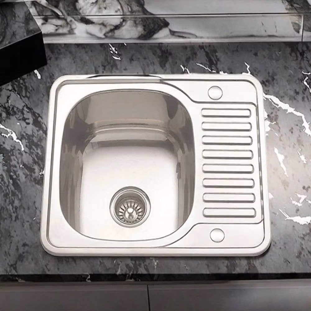 PAWNORA Inset Stainless Steel Kitchen Sink in Silver – 2