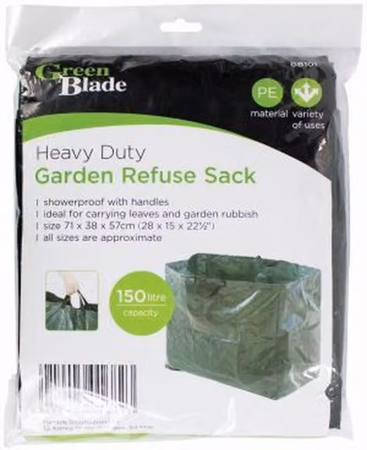 Green Blade Heavy-Duty Garden Waste Bag, Green