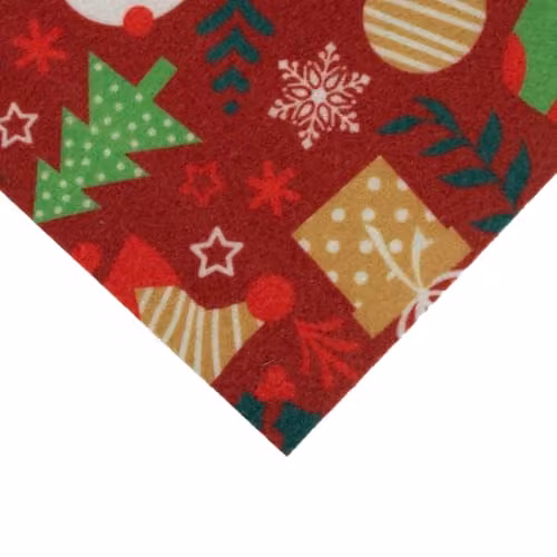 JVL Candy Lane Christmas Festive Machine Washable Non-Slip Entrance Doormat, W: 40 cm, D: 57 cm – 4