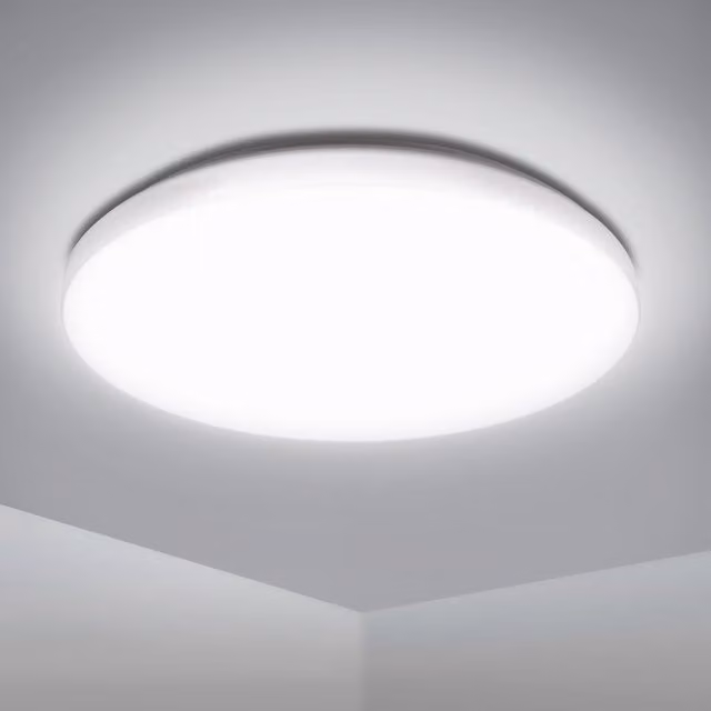 Living Star 12W LED Round Ceiling Light, White, Diameter: 28 cm