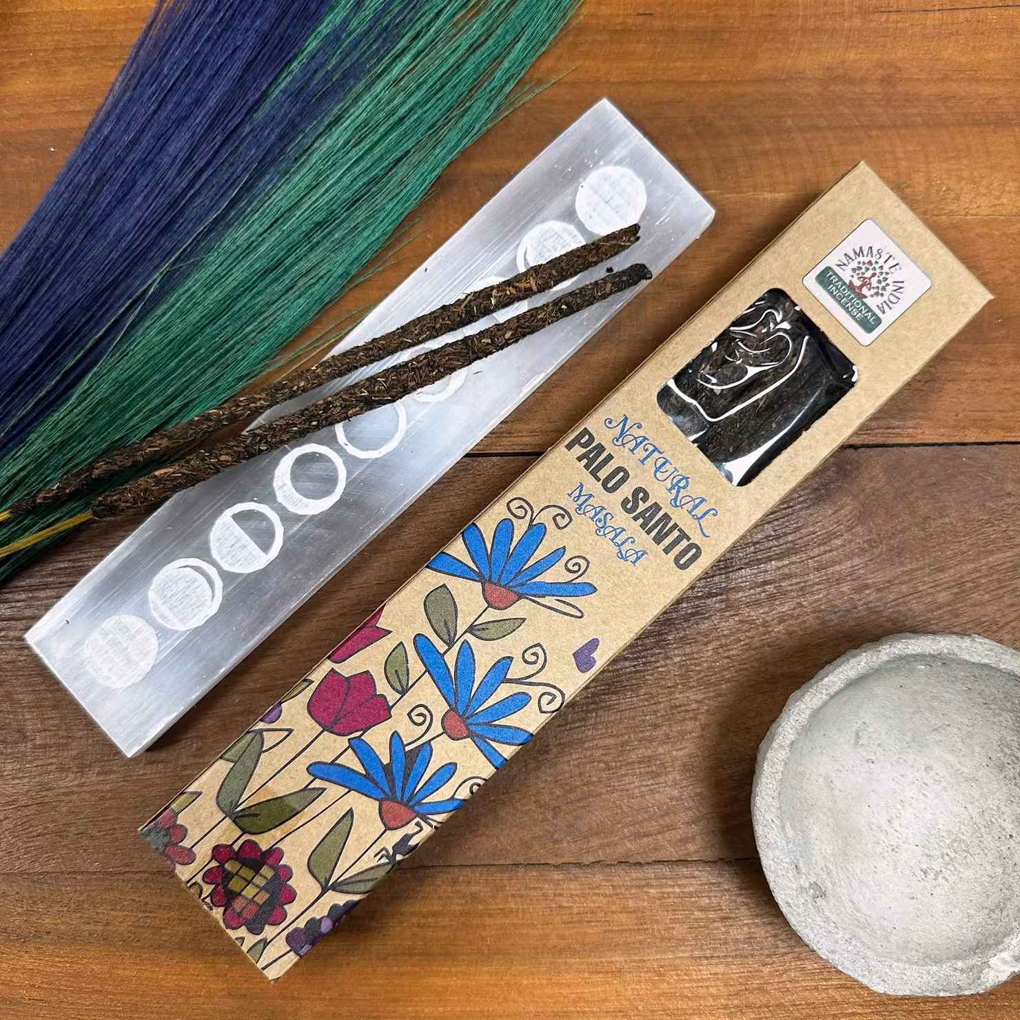 KDMD Natural Botanical Masala Incense Sticks, Palo Santo, Brown – 3