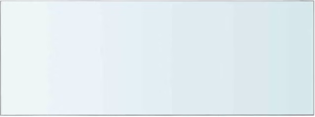Berkfield Home Clear Glass Shelf Panel W: 80 cm, D: 30 cm, H: 30 cm