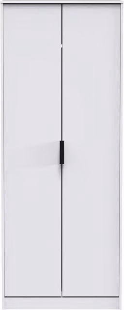 Ready Assembled 2 U Fuji 2 Door Wardrobe in White