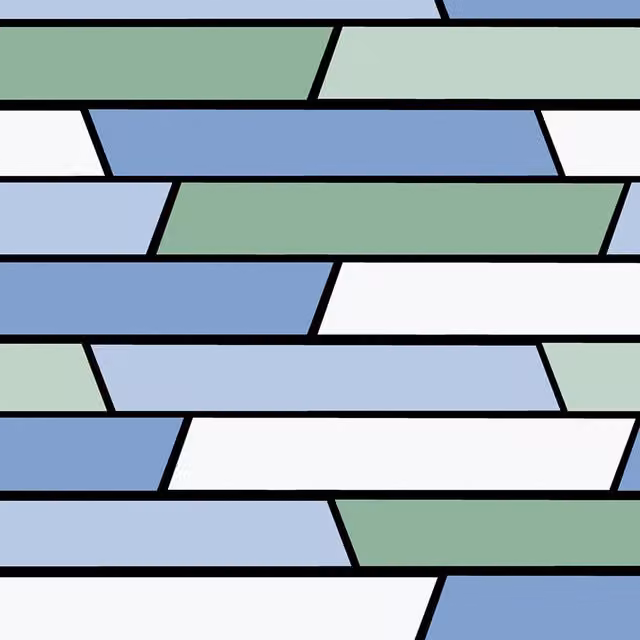d-c-fix Self Adhesive Vitrail Geometric Window Privacy Film in Blue