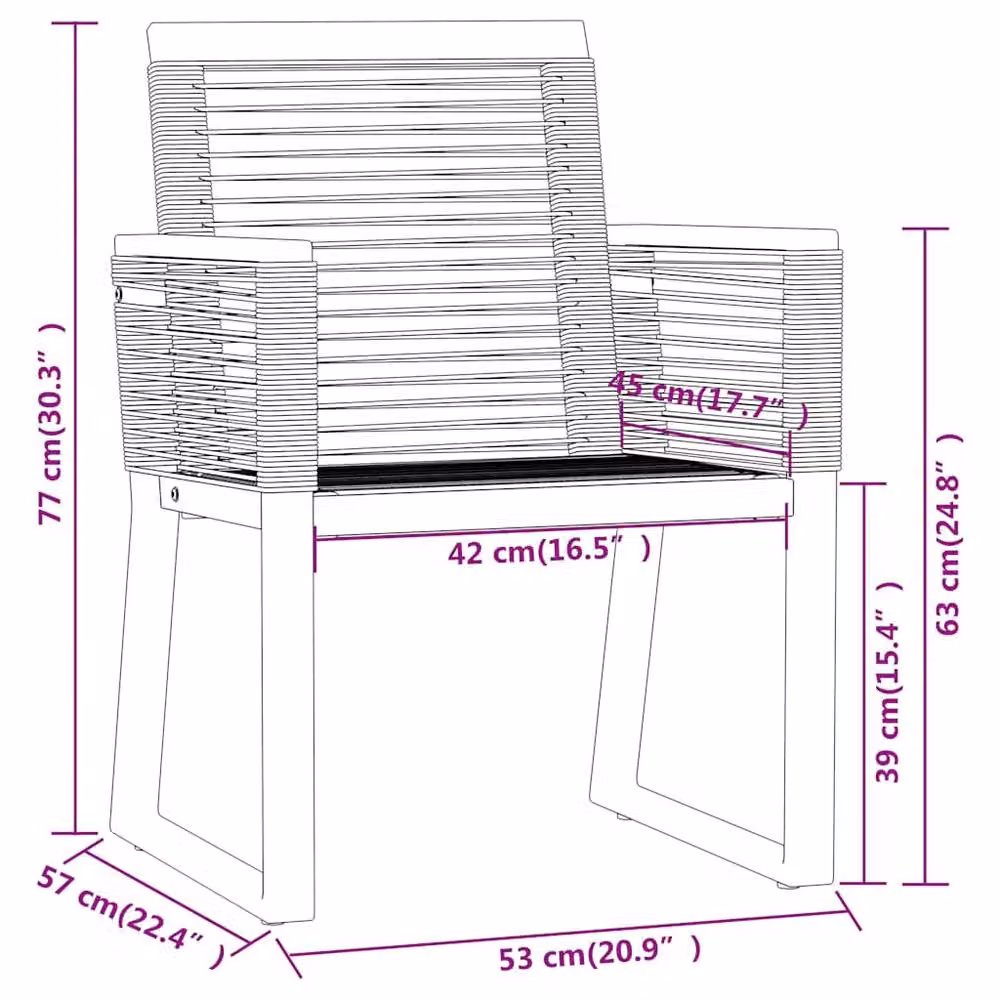 Berkfield Home 5 Piece Black Garden Dining Set with Metal, Glass and Rattan – 3