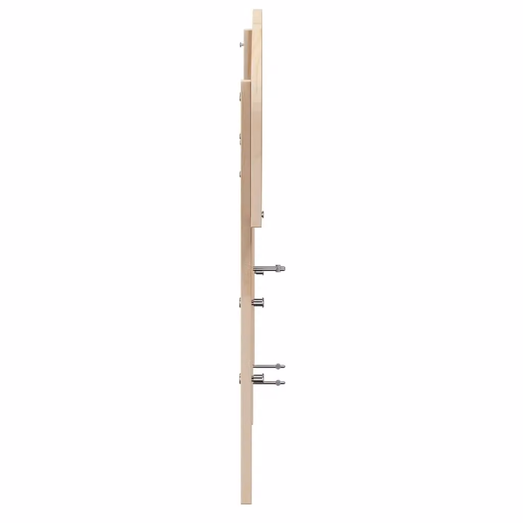 Berkfield Home Rustic Solid Wood Pine Headboard, Brown, Width: 180 cm – 2