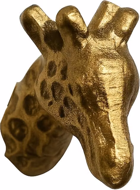 Melody Maison Giraffe Drawer Knob in Gold