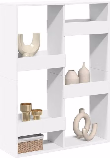 Berkfield Home White MDF Room Divider, W/D/H: 100 x 33 x 135 cm