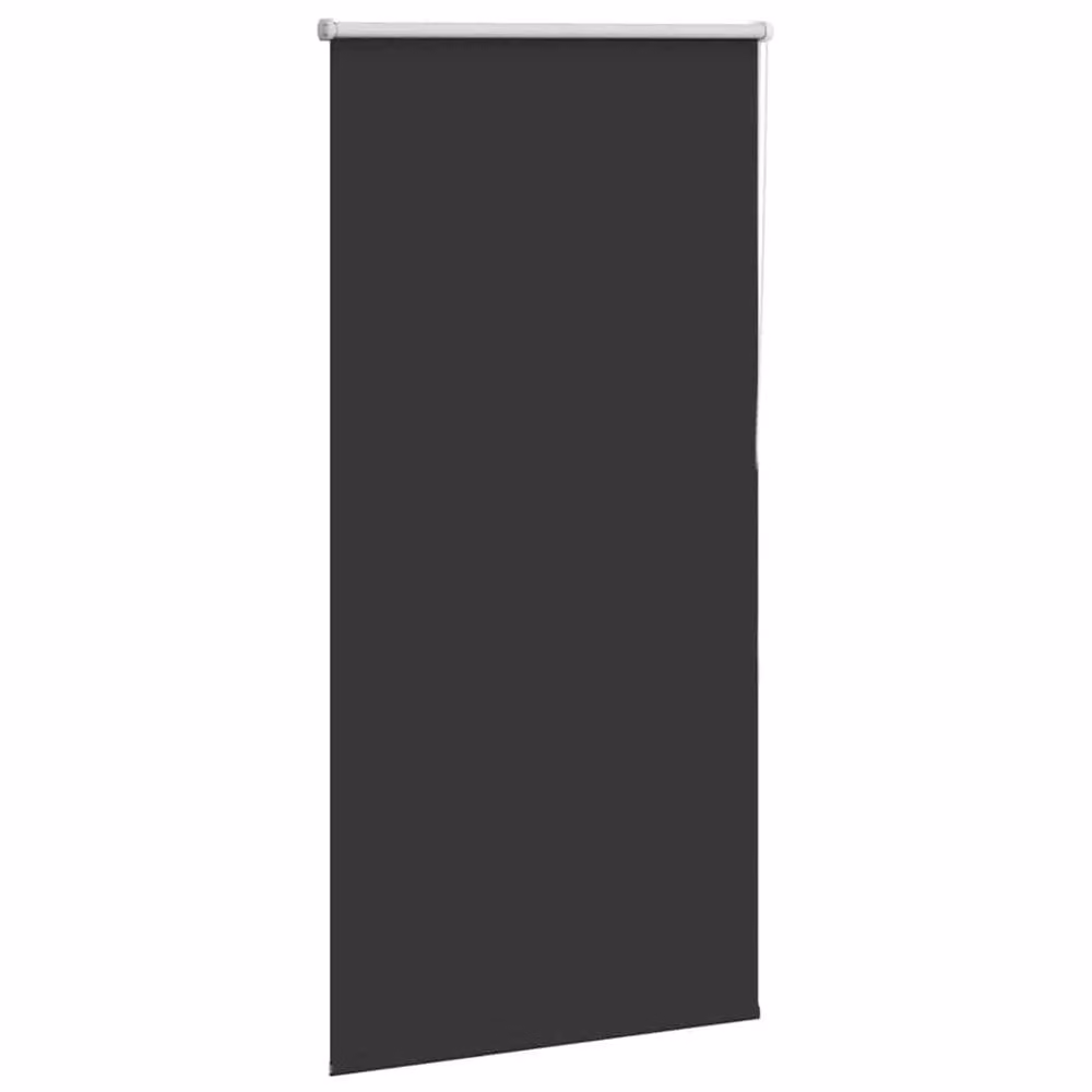 Berkfield Home Blackout Roller Blind, Black Polyester, W: 70 cm, H: 175 cm – 3