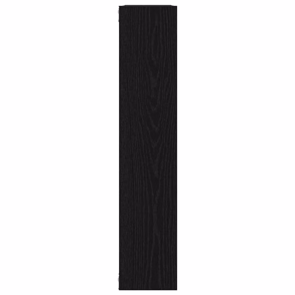 Berkfield Home Wall Mounted Shelf in Black Oak, W/D/H: 90 x 16 x 78 cm – 4