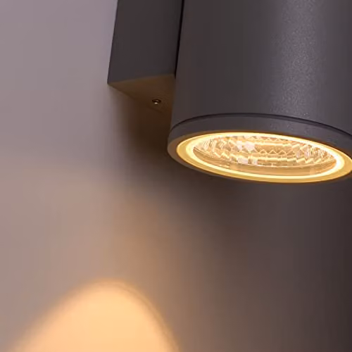Netlighting Orion LED Outdoor Surface Mounted Wall Light, Grey, IP54 – 3