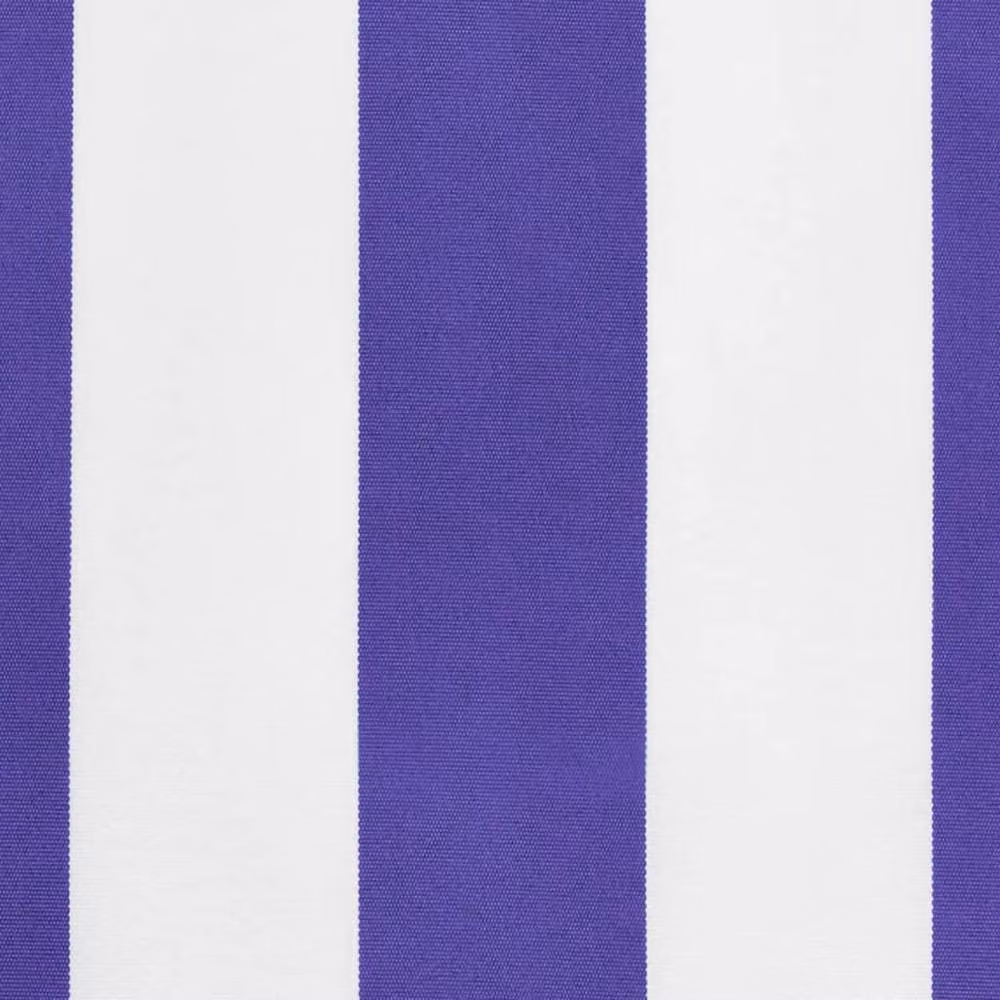 Berkfield Home Replacement Awning Valance Fabric in Blue and White Stripe, 4.5 m – 2