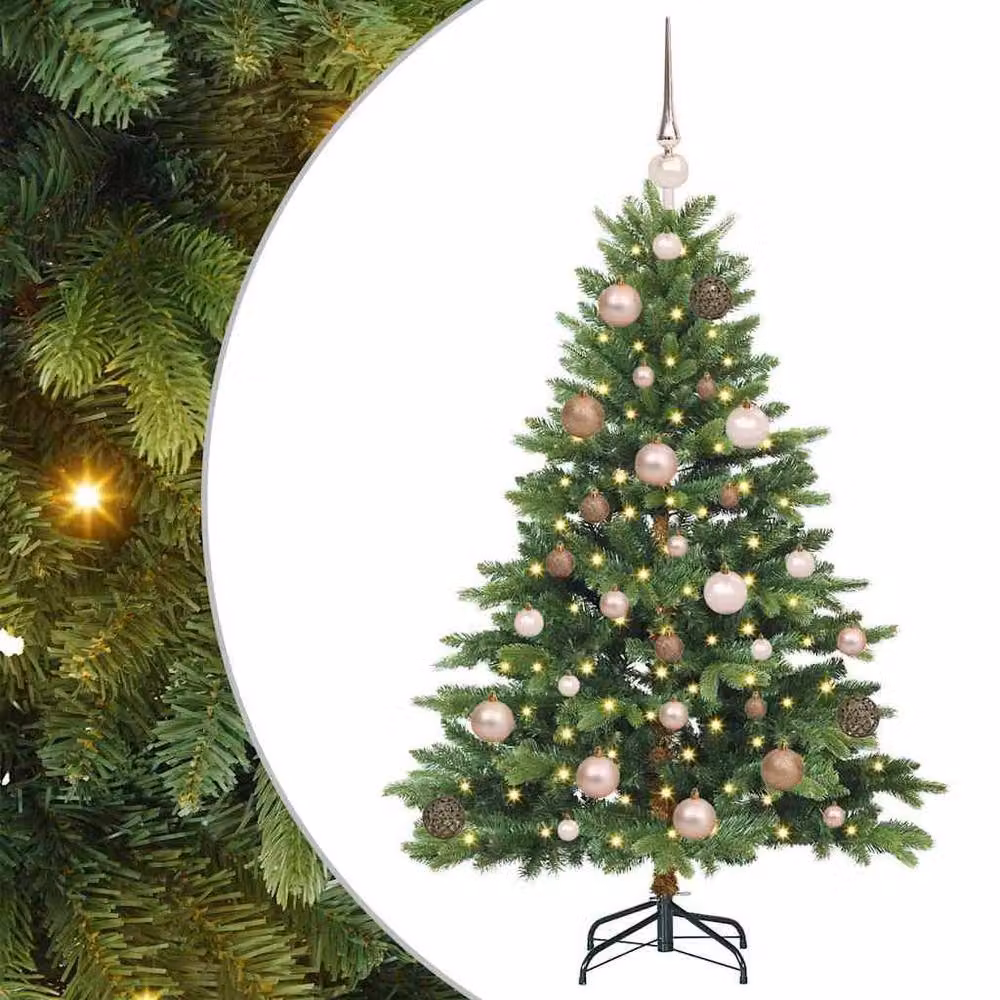 Berkfield Home Artificial Green Christmas Tree with 150 LEDs, Height: 120 cm – 2
