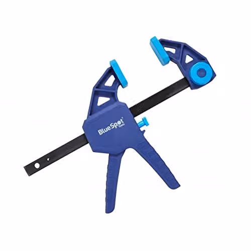 Blue Spot Tools 150mm Heavy Duty Ratchet Speed Clamp and Spreader in Blue