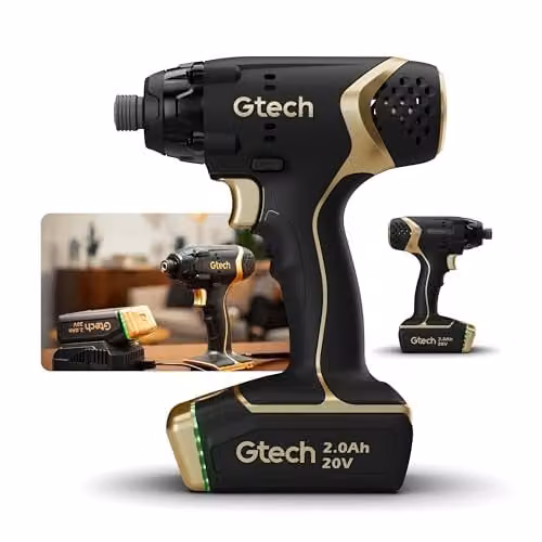Gtech Impact Driver in Black and Gold with Rechargeable Battery – 1