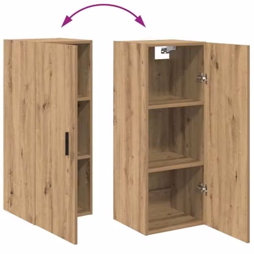 vidaXL Artisan Oak Tall Unit in Brown, W/D/H: 34.5 x 34 x 180 cm – 3
