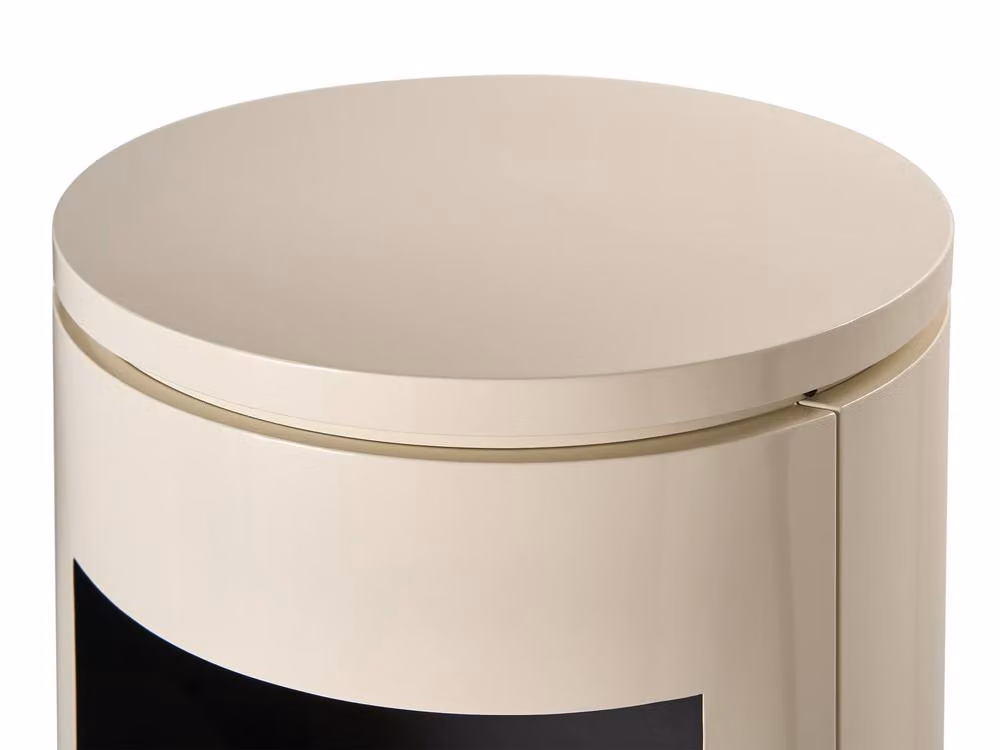 Adam Fires & Fireplaces Sureflame Barilo Bio Ethanol Stove in Cream/Beige – 4