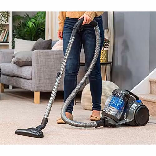 Russell Hobbs Titan2 Bagless Multi-Cyclonic Cylinder Vacuum Cleaner, 700W, 3L Capacity, Grey & Blue RHCV4101 – 2