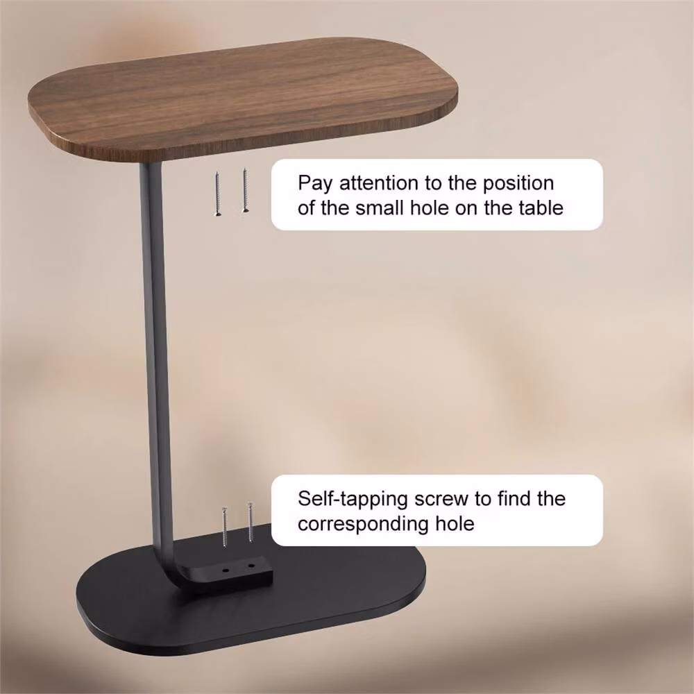 SPETLEK Small Portable Side Table in Brown – 3