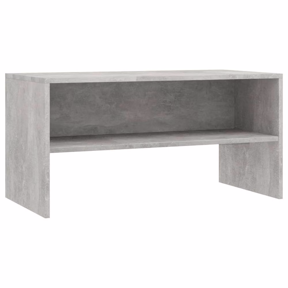 Berkfield Home Modern TV Cabinet in Concrete Grey, W/D/H: 80 x 40 x 40 cm – 3