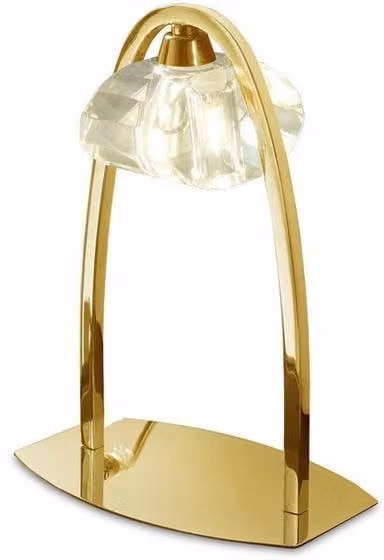 Netlighting Alfa Table Lamp with G9 Bulb in Gold/Brass