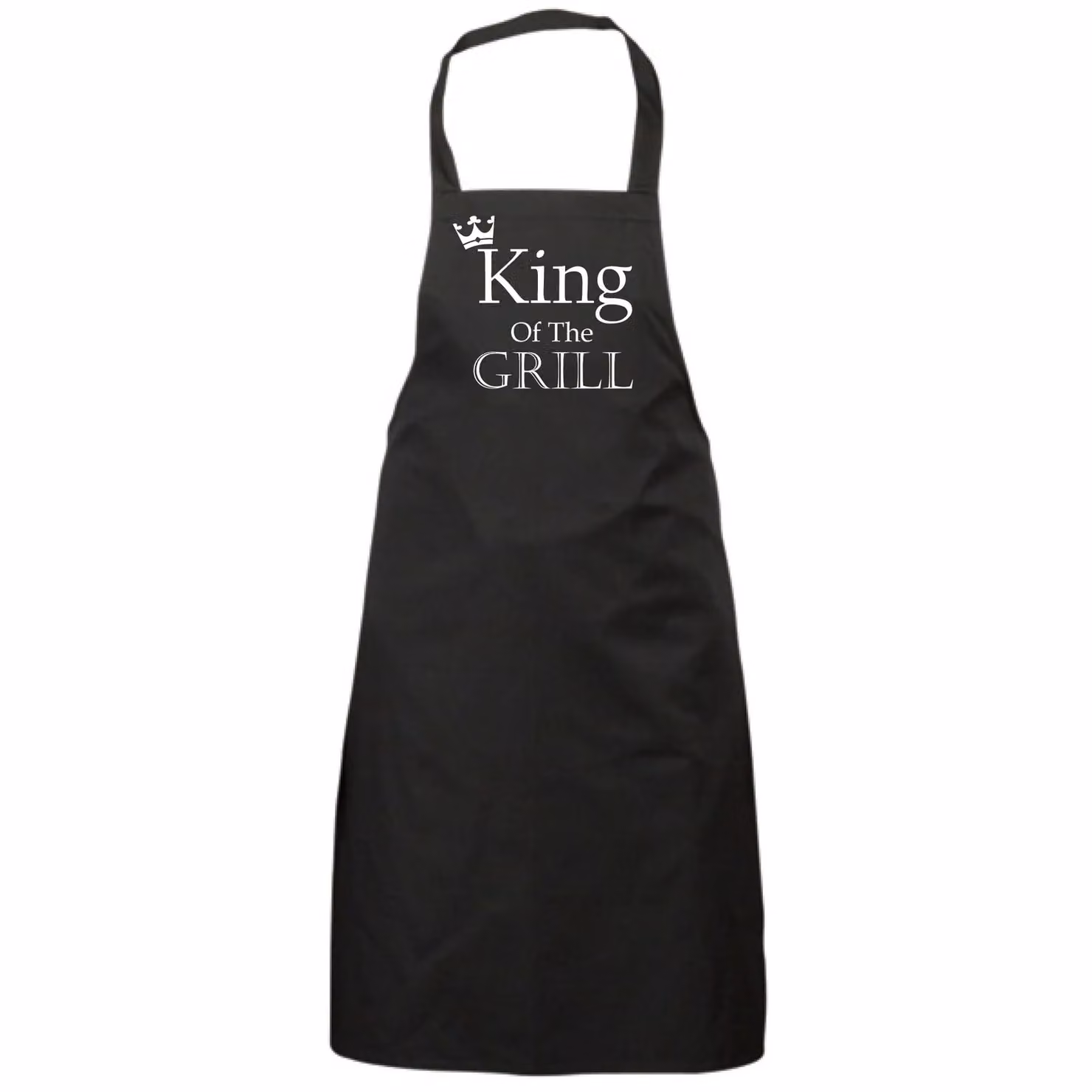 60 Second Makeover King Of The Grill Black Apron for Adults – 2