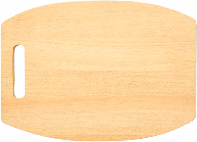 Orsina Rectangular Beech Wood Chopping and Serving Board in Beige and Brown