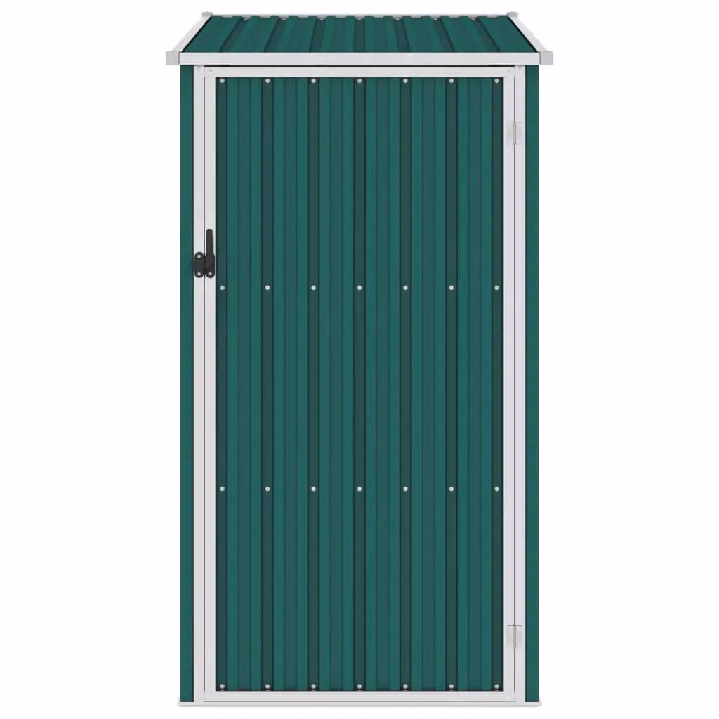 Berkfield Home Green Galvanised Steel Pent Garden Shed W/D/H: 87 x 98 x 159 cm – 2