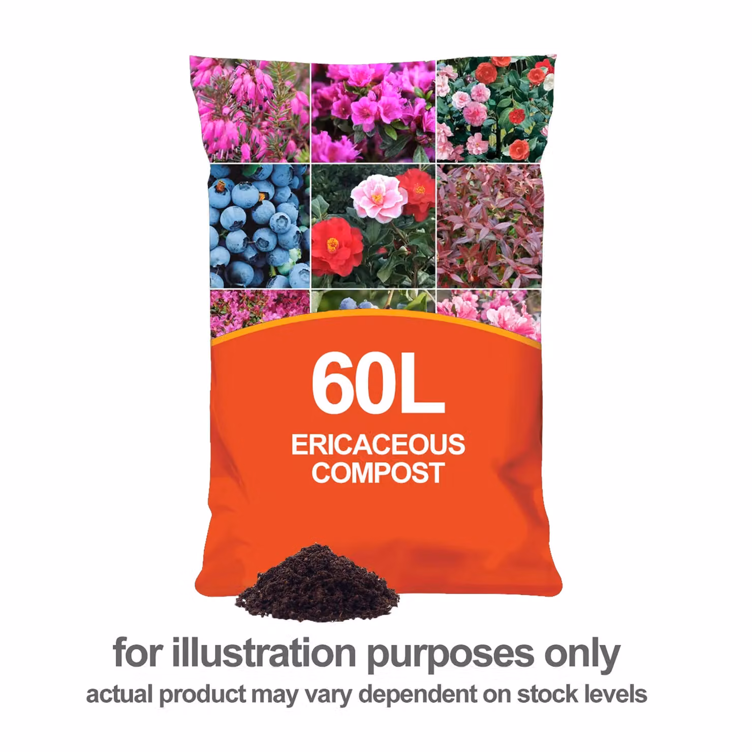 Simpa Specially Formulated Ericaceous Horticulture Compost, 60 l, Dark Brown – 2