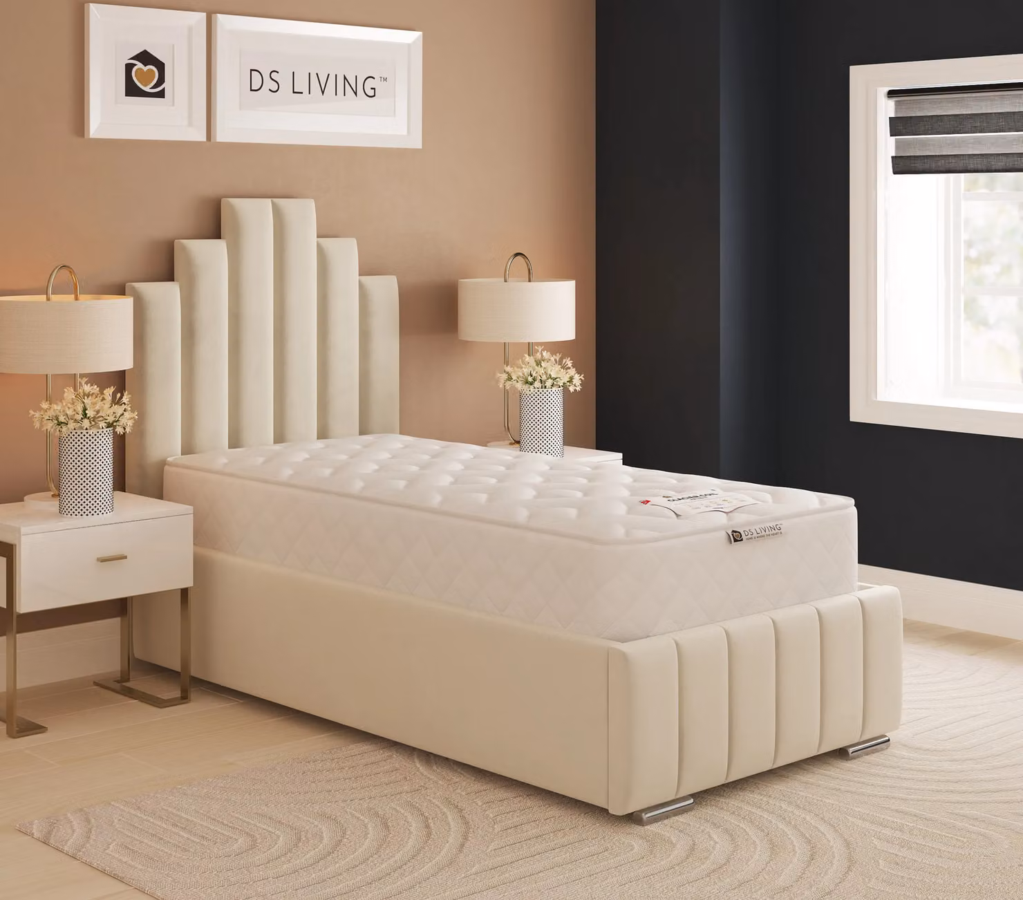 DS Living Nightfall Ortho Gel Glacier Spring Mattress in White, Size: Single (W: 90 cm, L: 200 cm) – 4